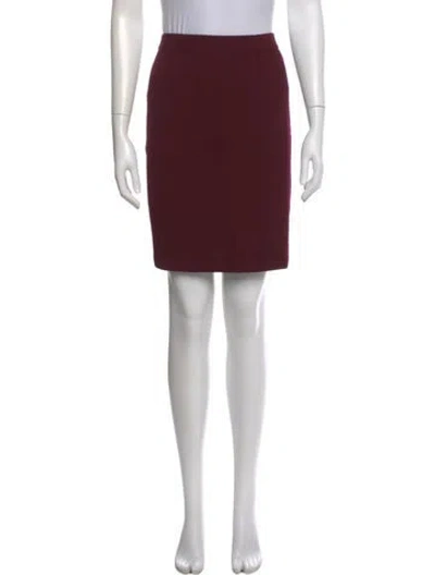 Pre-owned St John Knee-length Skirt In Purple