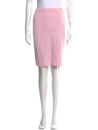 Pre-owned St John Knee-length Skirt In Purple