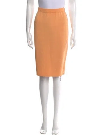Pre-owned St John Knee-length Skirt W/ Tags In Brown