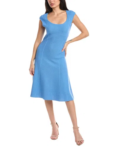 St John St. John Knit A-line Dress In Transparent