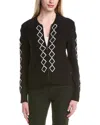 St John St. John Knit In Diamond Jacket In Black