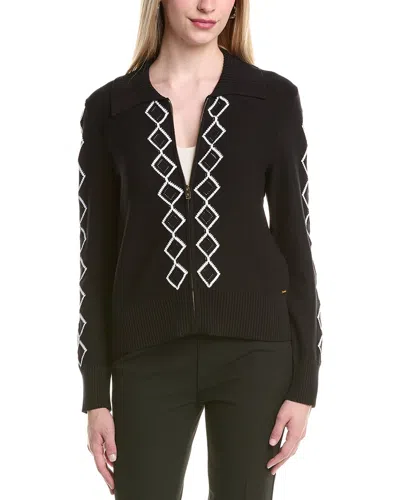 ST JOHN ST. JOHN KNIT IN DIAMOND JACKET