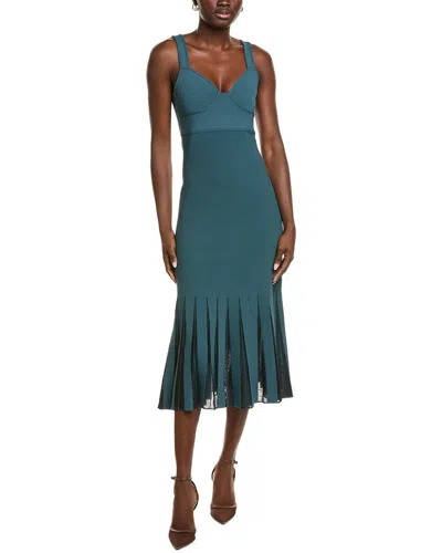 St John St. John Knit Stretch Gown In Blue