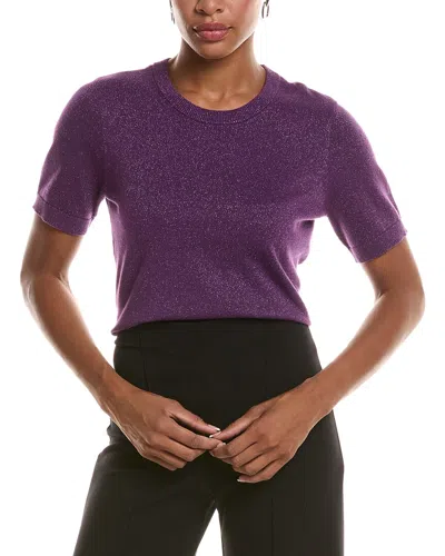St John St. John Knit Sweater In Purple