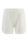 St John Textured Knit Short In White