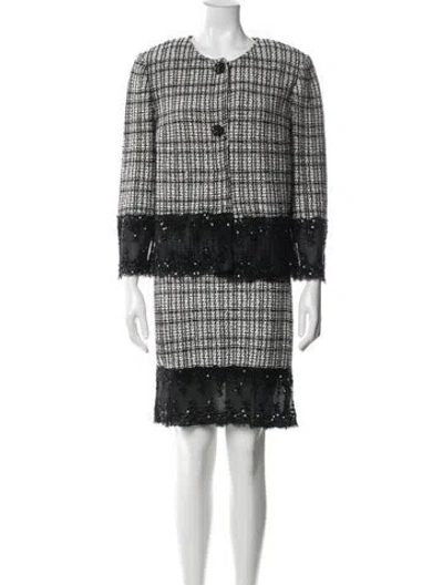 Pre-owned St John Late 1990's - Early 2000's Tweed In Multi