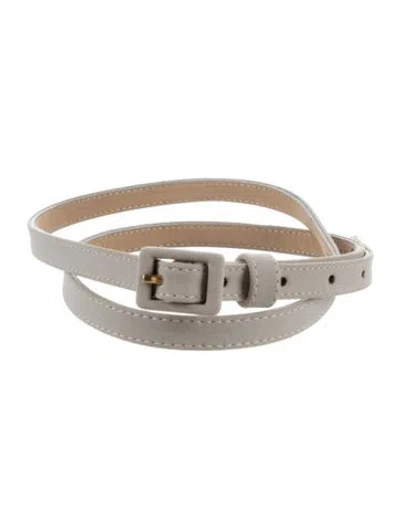 Pre-owned St John Leather Belt In Neutrals