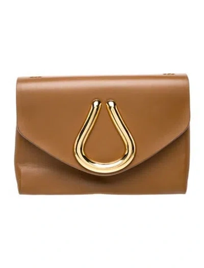 Pre-owned St John Leather Evening Bag In Brown