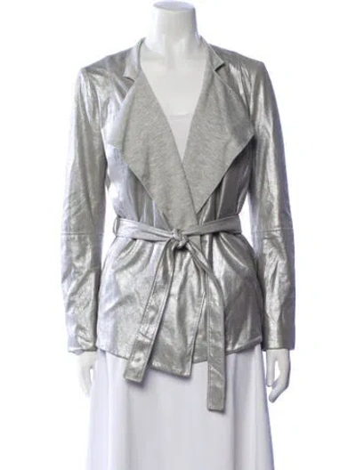 Pre-owned St John Leather Evening Jacket