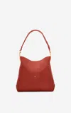St John Leather Hobo Bag In Brik