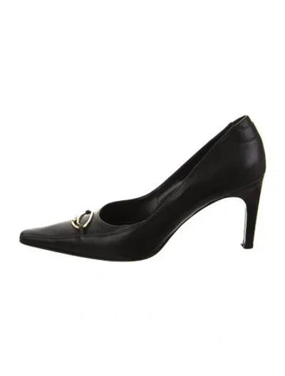 Pre-owned St John Leather Pumps In Black