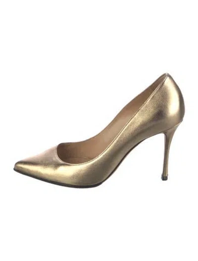 Pre-owned St John Leather Pumps In Brown