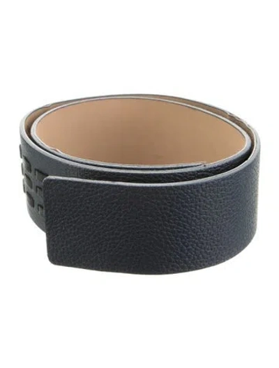Pre-owned St John Leather Waist Belt In Multi
