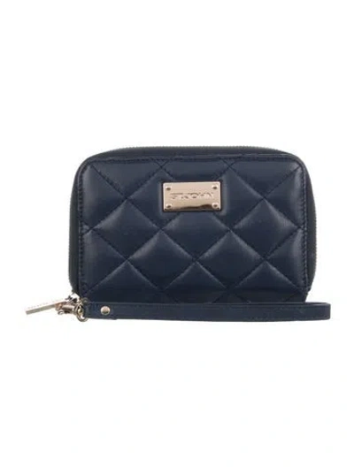 Pre-owned St John Leather Wallet In Blue