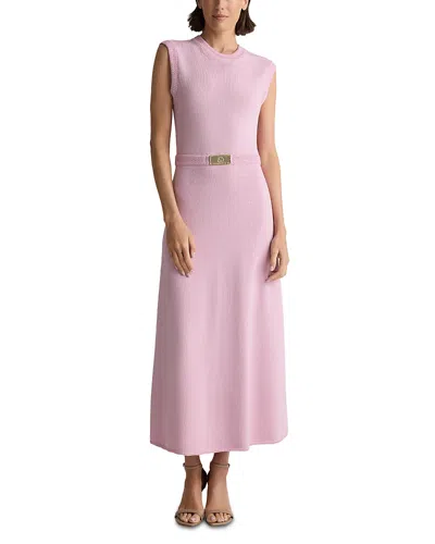 St John Legacy Crepe Knit Dress In Pink