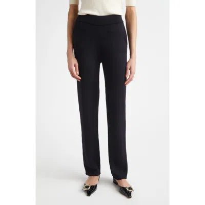 St John St. John Legacy Isabel Knit Pants In Black