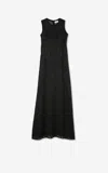 St John Leopard Fil Coupe Gown In Bkbk