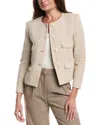 St John St. John Lightweight Jacket In Multi