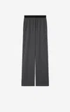 St John Lightweight Wool Voile Pant In Mehg