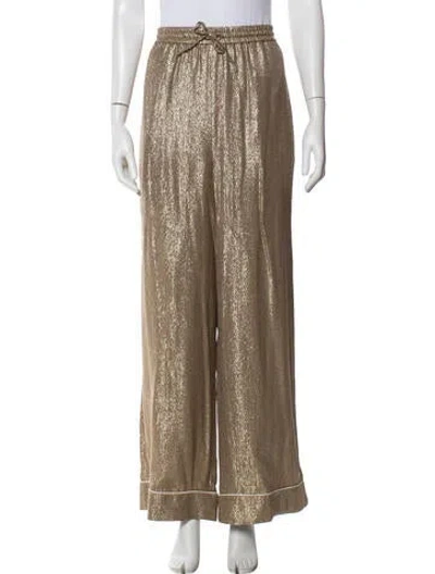 Pre-owned St John Linen Patterned Set In Neutral