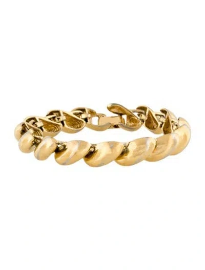 Pre-owned St John Link Bracelet, 7" In Multi