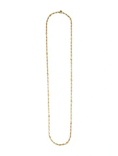 Pre-owned St John Link Chain Necklace, 60.75" In Multi