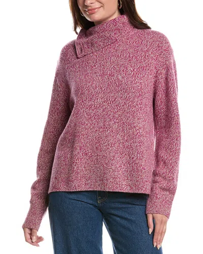 St John St. John Lofty Jersey Wool Sweater In Pink