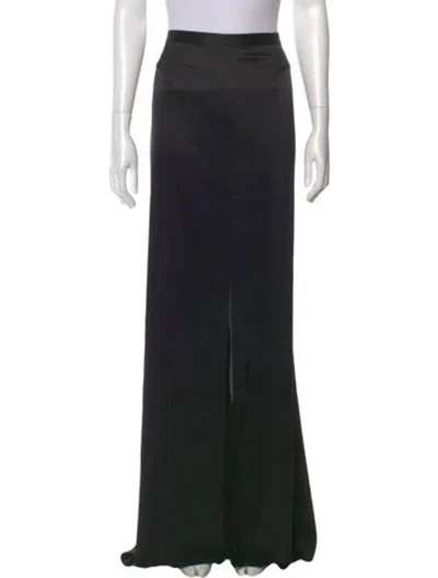 Pre-owned St John Long Skirt In Black