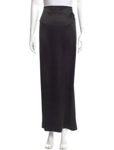 Pre-owned St John Long Skirt In Black