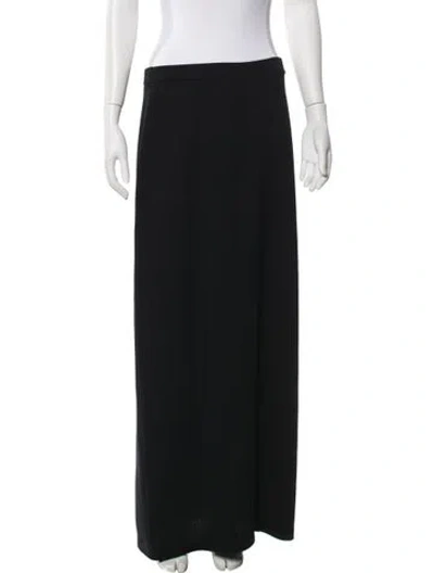 Pre-owned St John Long Skirt In Black