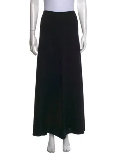 Pre-owned St John Long Skirt In Black
