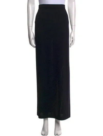 Pre-owned St John Long Skirt In Blue