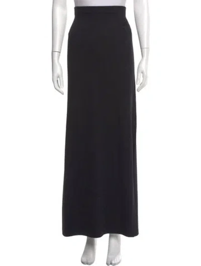 Pre-owned St John Long Skirt In Blue