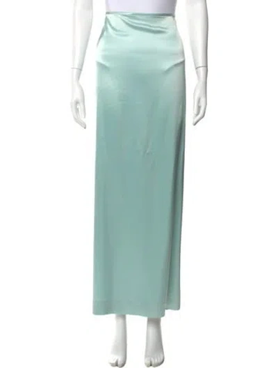 Pre-owned St John Long Skirt In Blue