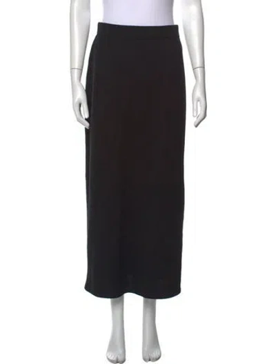 Pre-owned St John Long Skirt In Blue