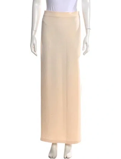Pre-owned St John Long Skirt In Neutral