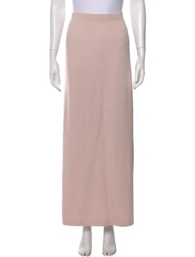 Pre-owned St John Long Skirt In Neutral