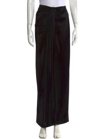 Pre-owned St John Long Skirt W/ Tags In Black