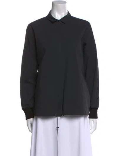 Pre-owned St John Long Sleeve Sweatshirt In Black