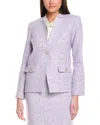St John St. John Lurex Baby Eyelash Jacket In Pink