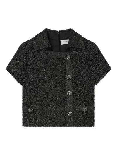 ST JOHN LUREX BLOUSE