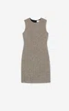 St John Lurex Eyelash Tweed Dress In Sshm