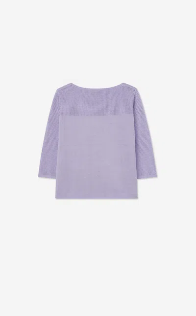 St John Lurex Mesh Knit Top In Thsm