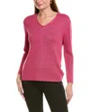 St John Lurex Sweater In Pink