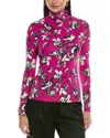 St John Turtleneck Sweater In Pink