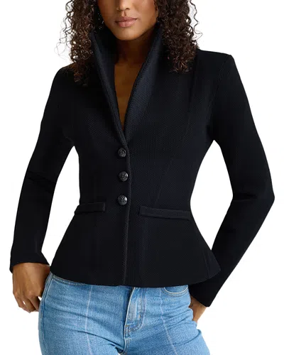 St John Marie Fit Venezia Knit Jacket In Black
