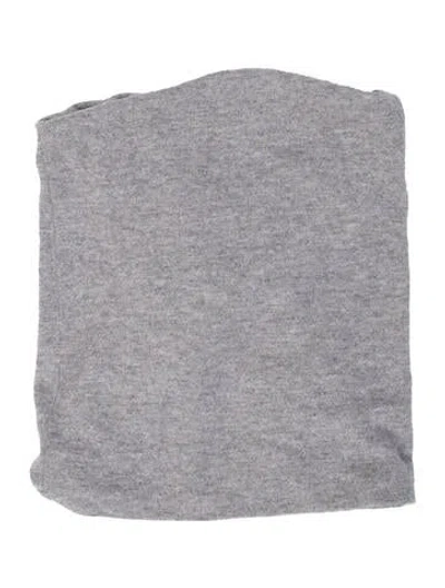 Pre-owned St John Metal Scarf In Gray