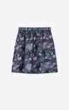 St John Metallic Floral Goafre Skirt In Mdlm