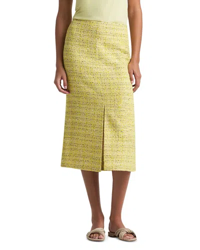 ST JOHN METALLIC TWEED SKIRT