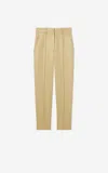 St John Metallic Twill Pant In Neutral